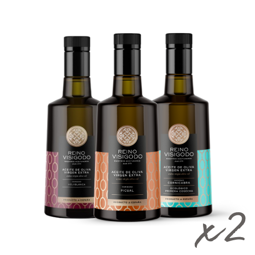 ¡NUEVA CAMPAÑA 25/26! CAJA DEGUSTACIÓN 6 unds. COS. TEMPRANA TRIPLE VARIETAL de 500ml.