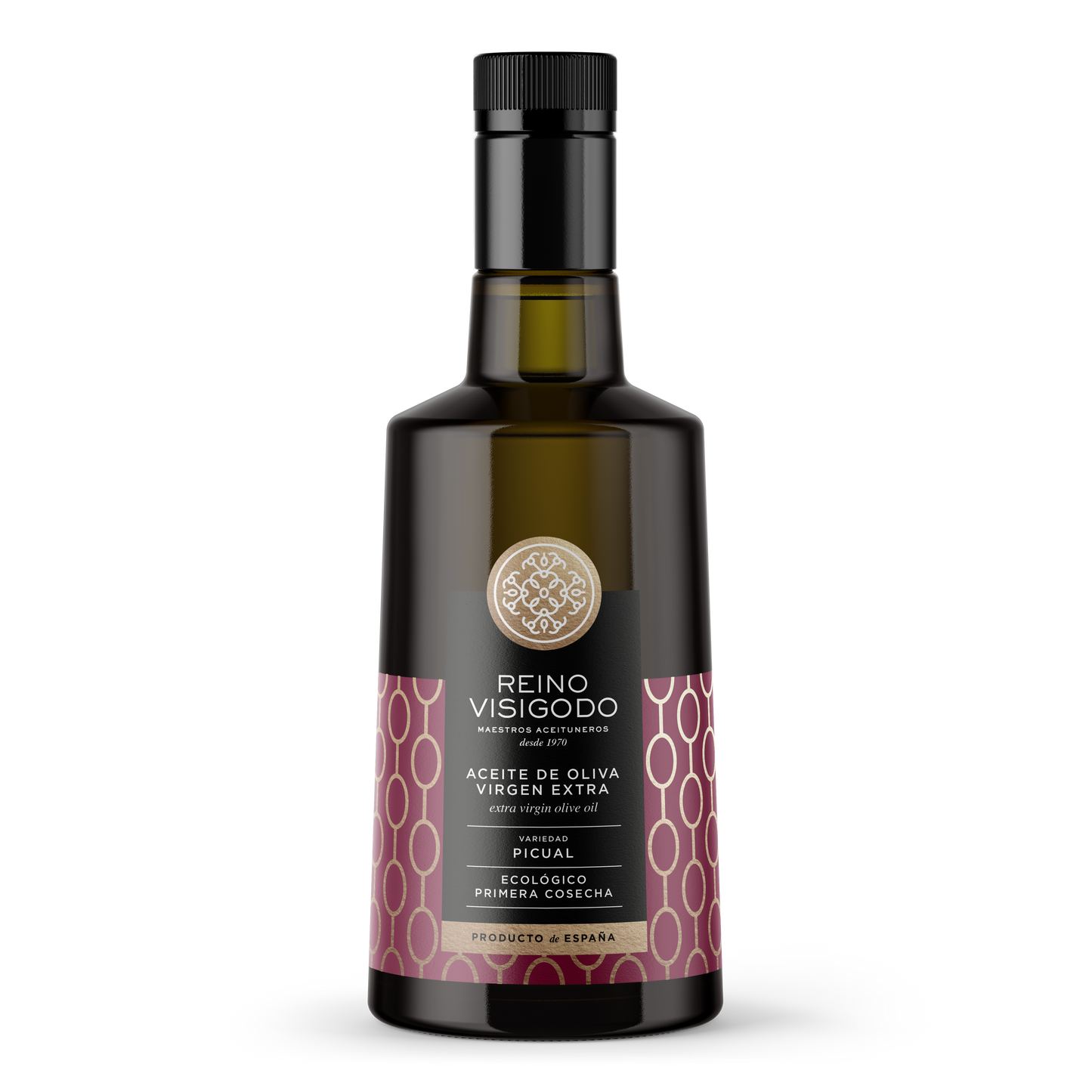 AOVE PICUAL VERDE ECOLÓGICO DE 1º COSECHA 500ml. - PRODUCCIÓN LIMITADA - Caja de 6 unidades